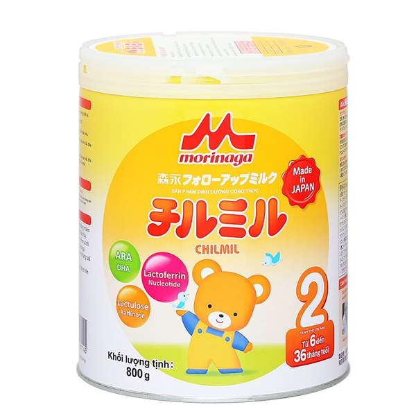 Sữa bột Morinaga Chilmil số 2 800g (6 - 36 tháng) GIÁ TỐT - AVAKids.com