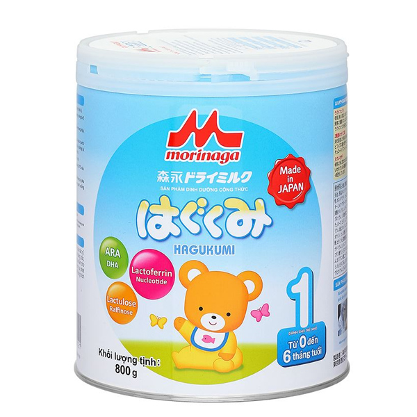 Sữa bột Morinaga Hagukumi số 1 800g (0 - 6 tháng) GIÁ TỐT - AVAKids.com