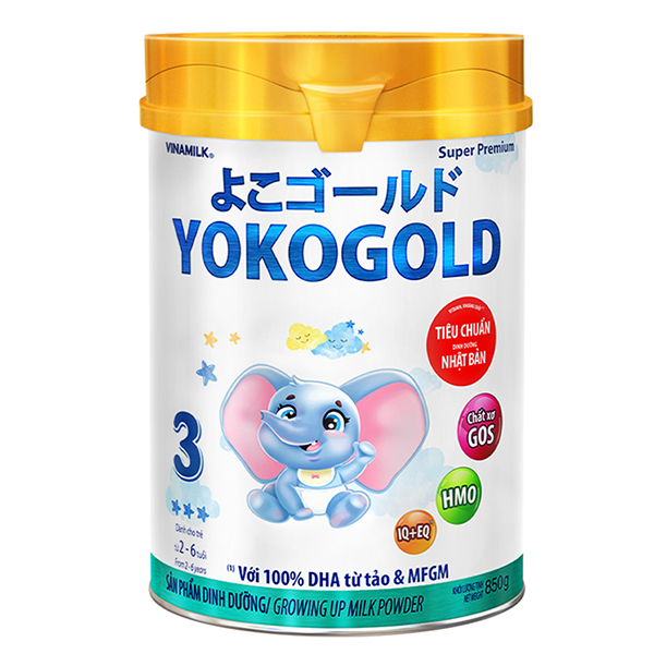 Sữa Vinamilk Yoko Gold 3 850g (2-6 tuổi)