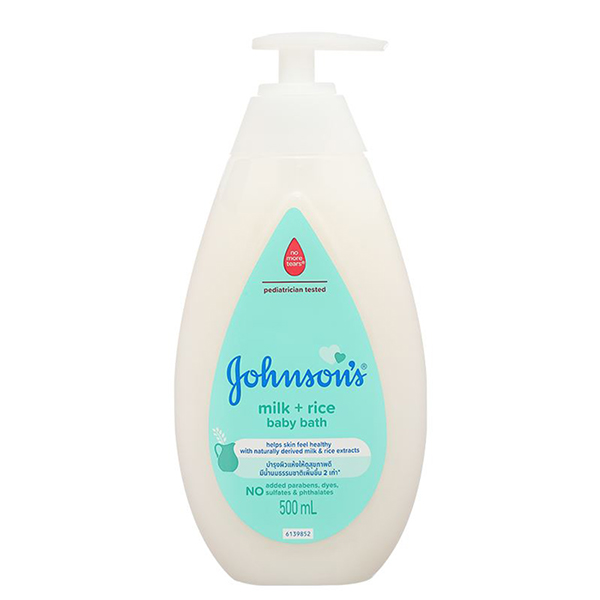 Sữa tắm cho bé Johnson's Baby sữa và gạo 500 ml an toàn, dịu nhẹ - AVAKids.com