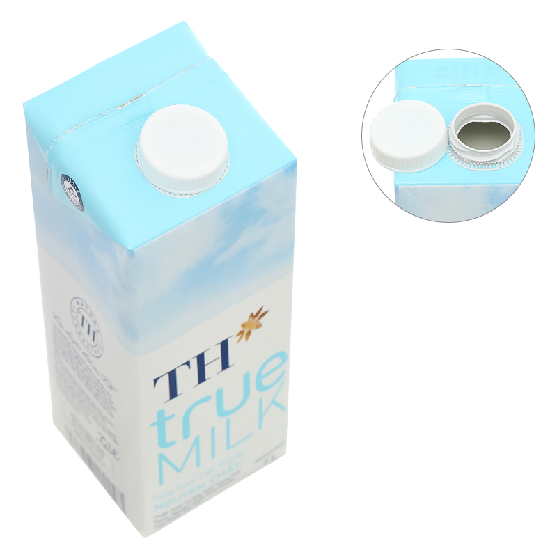 Thùng 12 hộp sữa tươi tiệt trùng TH true MILK không đường 1 lít (từ 1 tuổi) 20