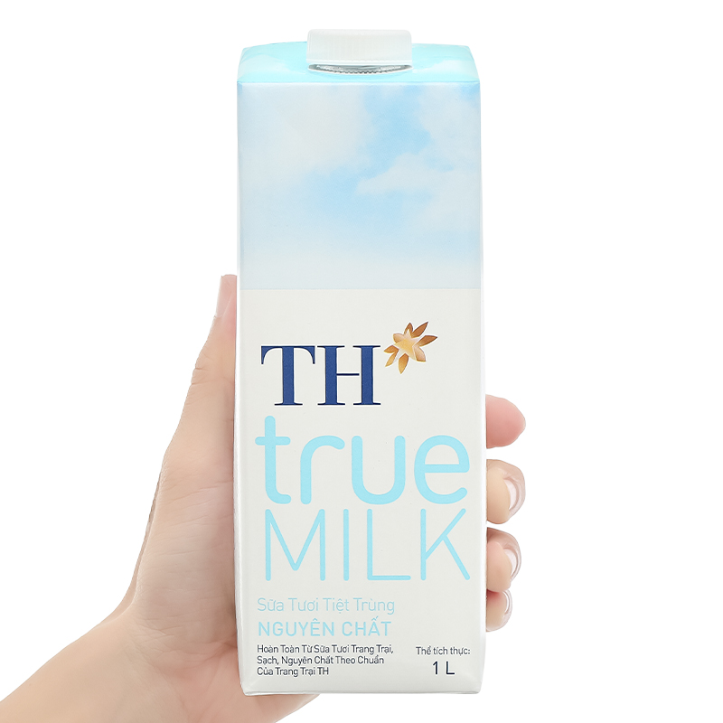 Thùng 12 hộp sữa tươi tiệt trùng TH true MILK không đường 1 lít (từ 1 tuổi) 21