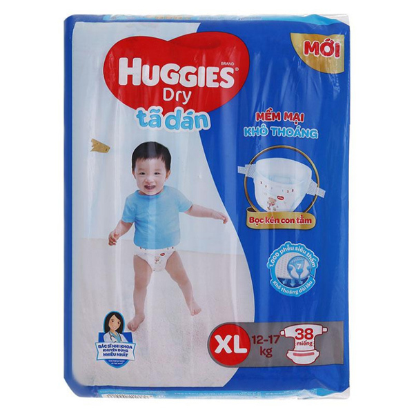 Tã dán Huggies size XL 38 miếng giá tốt - AVAKids.com