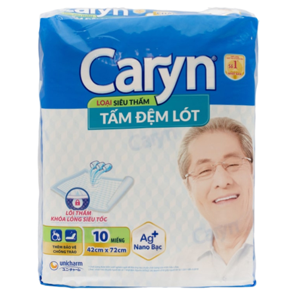 Tấm đệm lót Caryn siêu thấm size L 10 miếng GIÁ TỐT, chính hãng - AVAKids.com