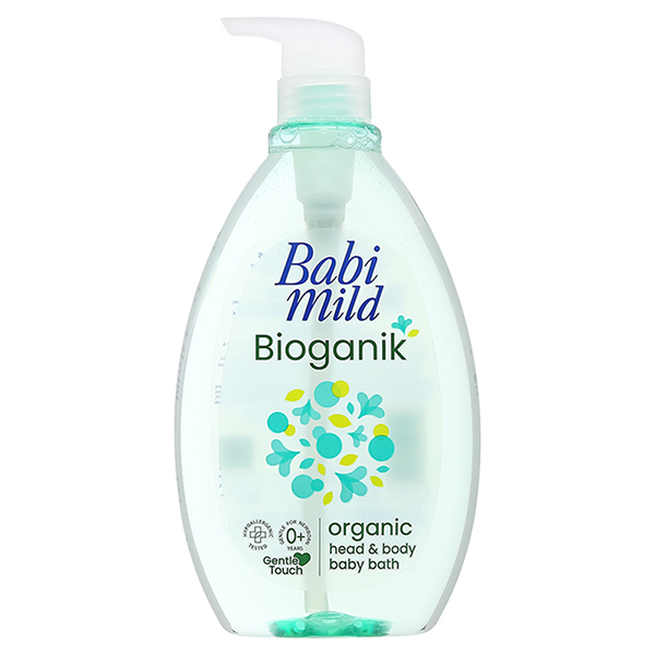 Sữa tắm gội cho bé Babi Mild Pure Natural 850 ml an toàn, dịu nhẹ - AVAKids.com