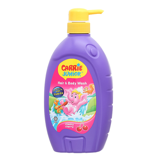 Sữa tắm & gội 2in1 cho bé Carrie Junior hương Cherry 280g (từ 2 tuổi) 7