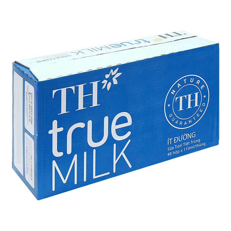 Lốc 4 hộp sữa tươi tiệt trùng TH true MILK ít đường 110 ml (từ 1 tuổi) 13