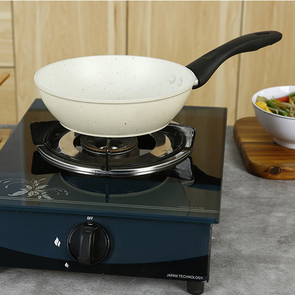 Chảo nhôm chống dính vân đá đáy từ 20 cm Green Cook GCP226-20IH dễ chùi rửa, an toàn, giá rẻ - AVAKids.com