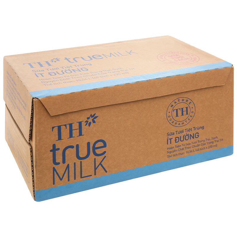 Sữa tươi tiệt trùng TH true MILK ít đường 220 ml (từ 1 tuổi) 8