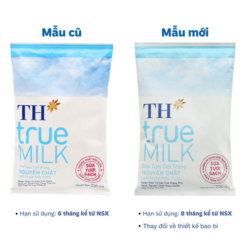 Sữa tươi tiệt trùng TH true MILK không đường 220 ml (từ 1 tuổi) 10