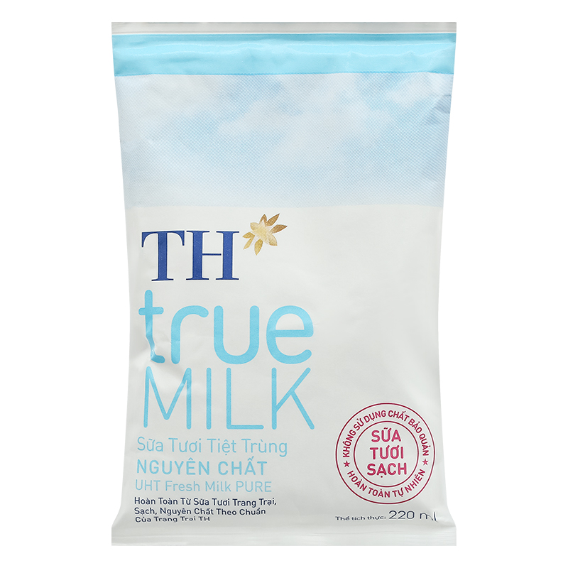 Sữa tươi tiệt trùng TH true MILK không đường 220 ml (từ 1 tuổi) 11