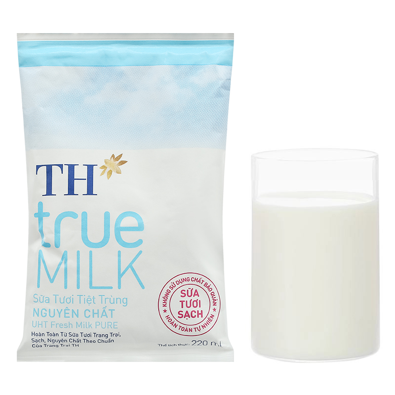 Sữa tươi tiệt trùng TH true MILK không đường 220 ml (từ 1 tuổi) 14