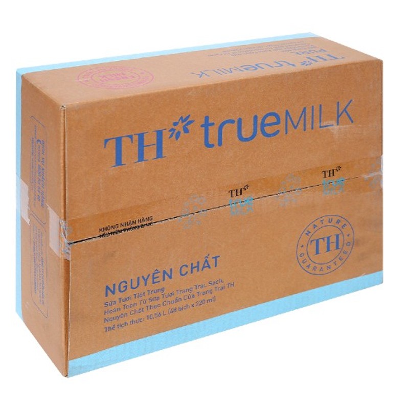 Sữa tươi tiệt trùng TH true MILK không đường 220 ml (từ 1 tuổi) 9