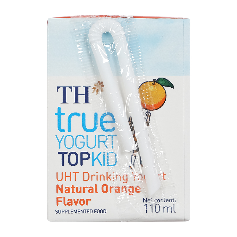 Lốc 4 hộp sữa chua uống tiệt trùng TH true YOGURT TOPKID vị cam 110 ml (từ 2 tuổi) - Giao bao bì ngẫu nhiên 22