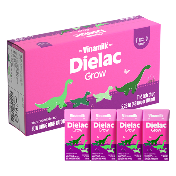 Thùng 48 hộp sữa non pha sẵn Dielac Grow