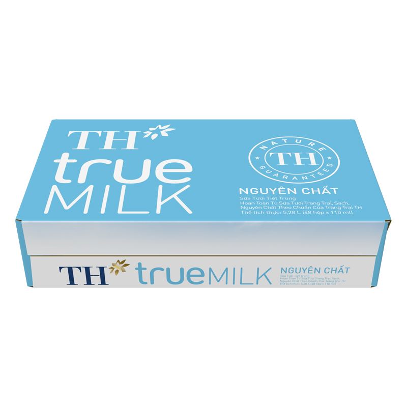 Thùng 48 hộp sữa tươi tiệt trùng TH true MILK không đường 110 ml (từ 1 tuổi) 2