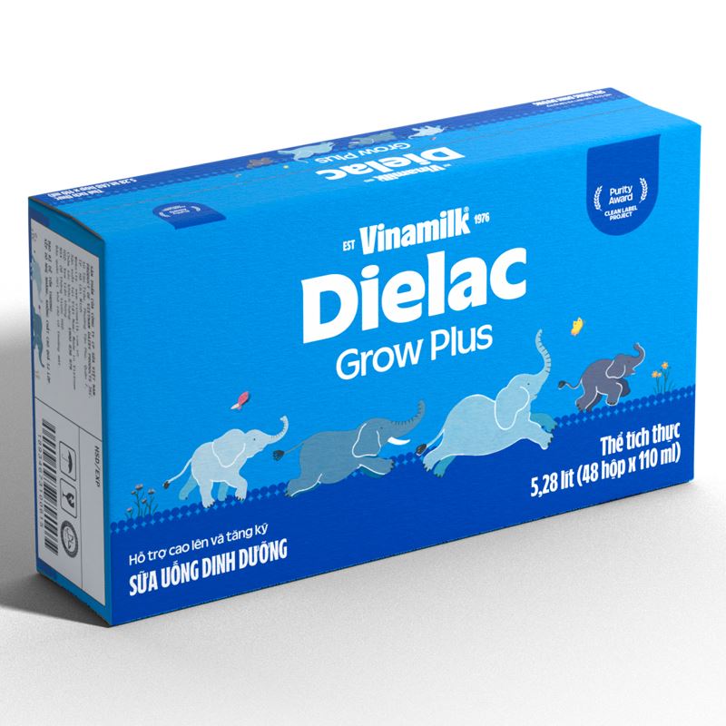 Combo 2 thùng 48 hộp sữa non pha sẵn Dielac Grow Plus 110 ml (từ 1 tuổi) - Giao bao bì ngẫu nhiên 16