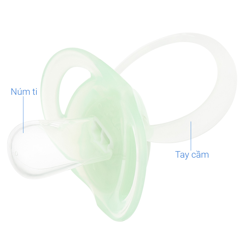 Bộ 2 ti ngậm Tommee Tippee dạ quang Night Time 433372 (0 - 6 tháng) - Màu ngẫu nhiên 12