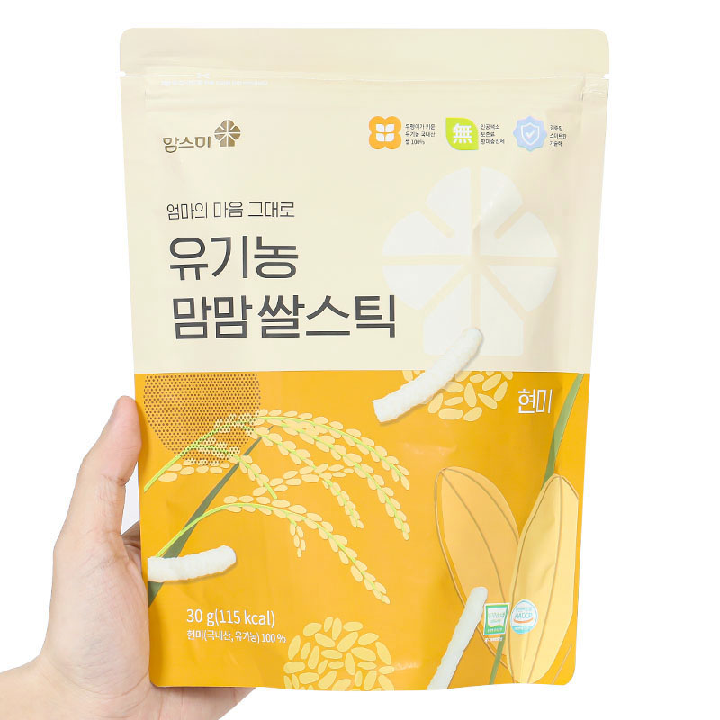 Bánh gạo lứt  ăn dặm MOMSMI vị táo, cà rốt gói 30g (từ 6 tháng) 18