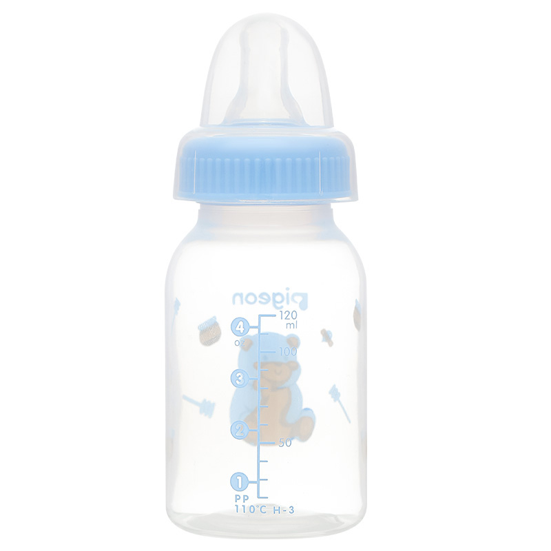 Bình sữa nhựa PP Pigeon cổ hẹp 240 ml - Hình gấu (từ 4 tháng) 20