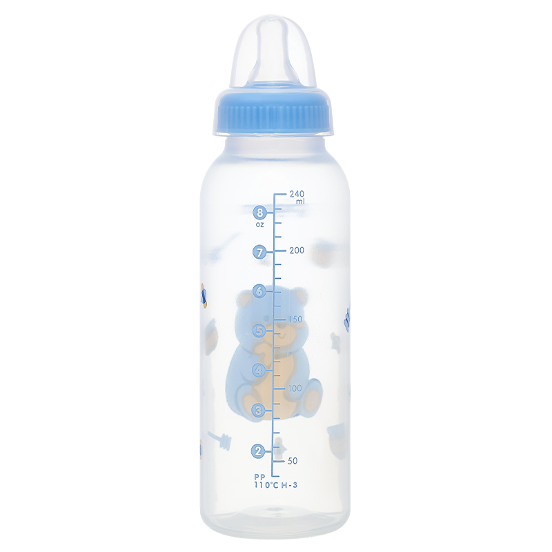 Bình sữa nhựa PP Pigeon cổ hẹp 240 ml - Hình gấu (từ 4 tháng) 3