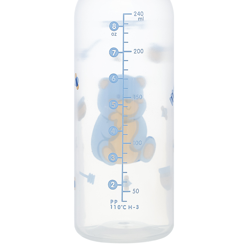 Bình sữa nhựa PP Pigeon cổ hẹp 240 ml - Hình gấu (từ 4 tháng) 4