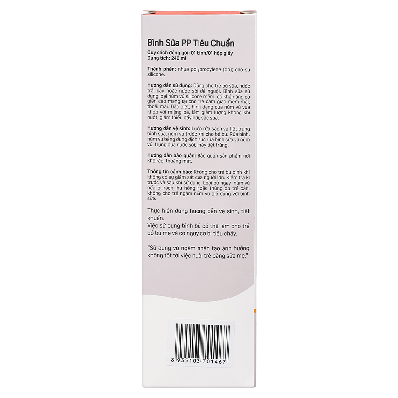 Bình sữa nhựa PP Pigeon cổ hẹp 240 ml - Hình khỉ (từ 4 tháng) 11