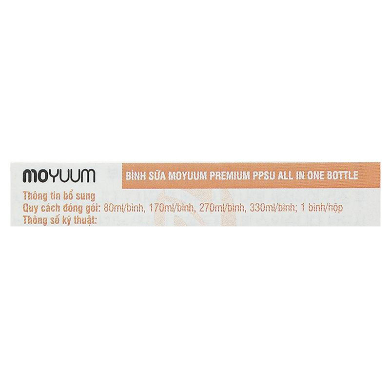 Bình sữa nhựa PPSU Moyuum cổ rộng thế hệ 3 270 ml (3 - 6 tháng) 26