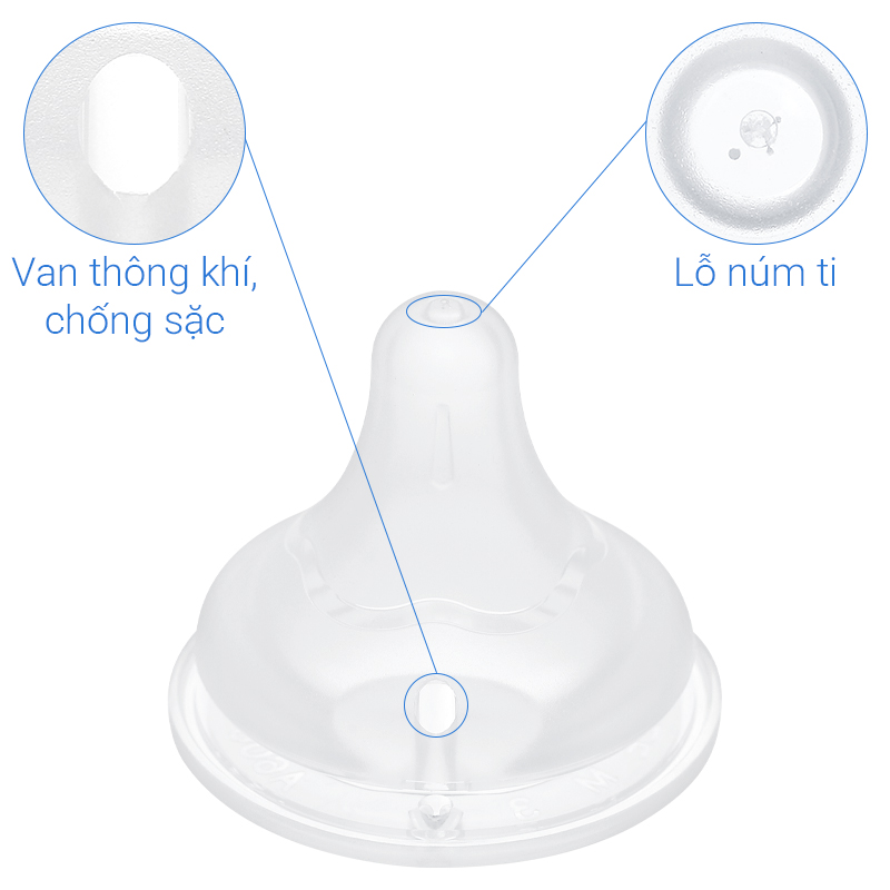 Bình sữa thủy tinh Pigeon Softouch Baby-Friendly World cổ rộng 240 ml (từ 3 tháng) 7