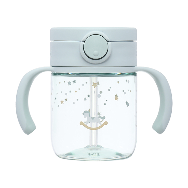 Bình tập uống Richell Axstars 200 ml - Màu xanh dương (từ 7 tháng)