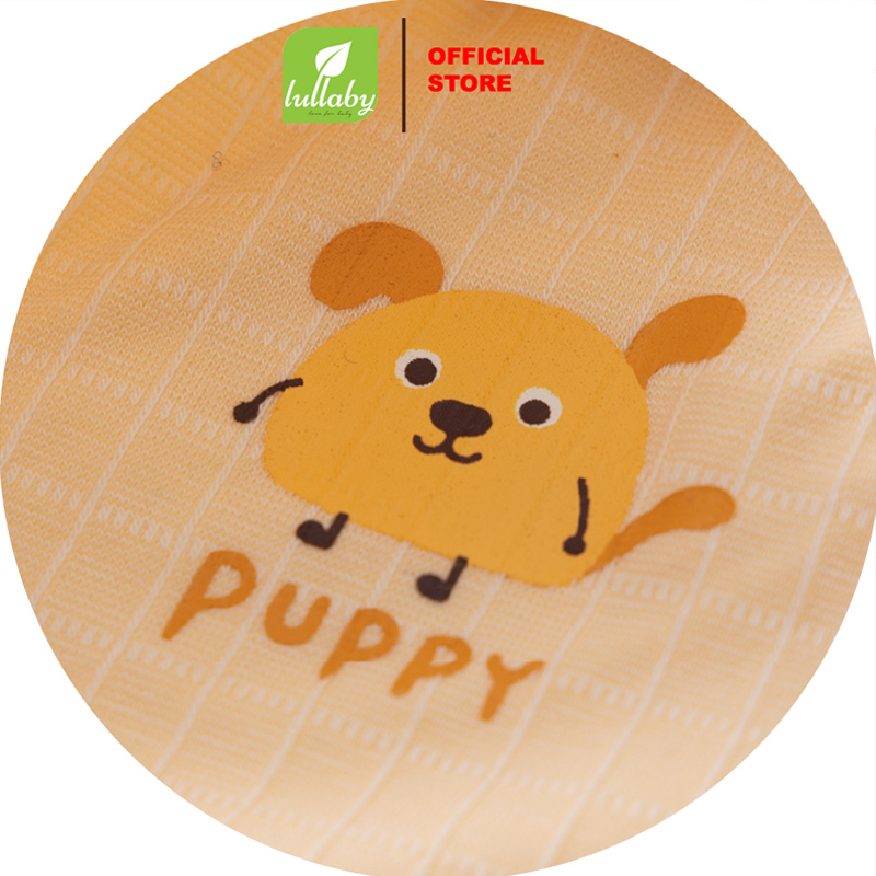 Bodysuit bé trai kẻ caro Lullaby NH445N màu vàng 2