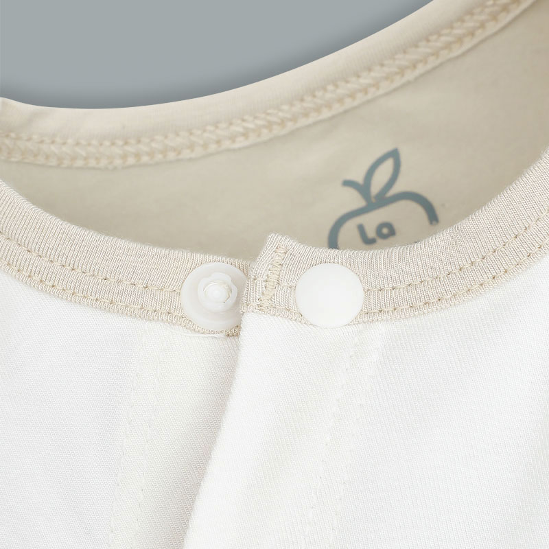 Bodysuit cài chéo phối cổ ngọt ngào La Pomme màu hồng 20