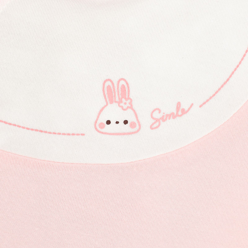 Bodysuit cài chéo phối cổ ngọt ngào La Pomme màu hồng 11