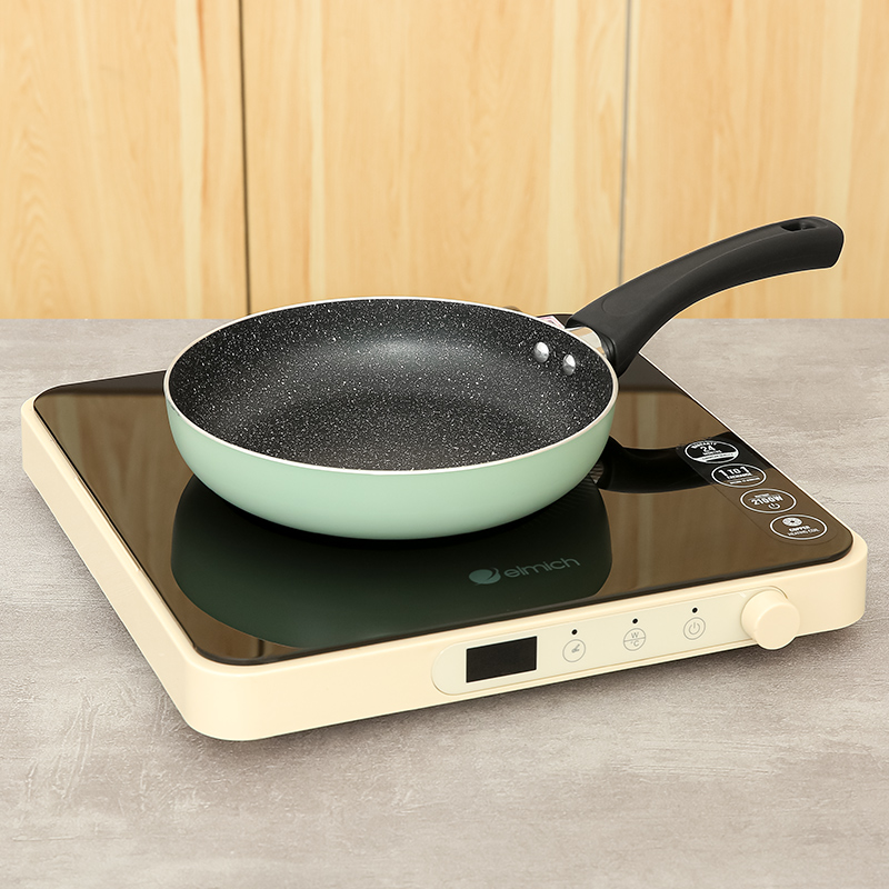 Combo 2 chảo nhôm chống dính vân đá đáy từ 20 cm Elmich EL-5973SK20 2