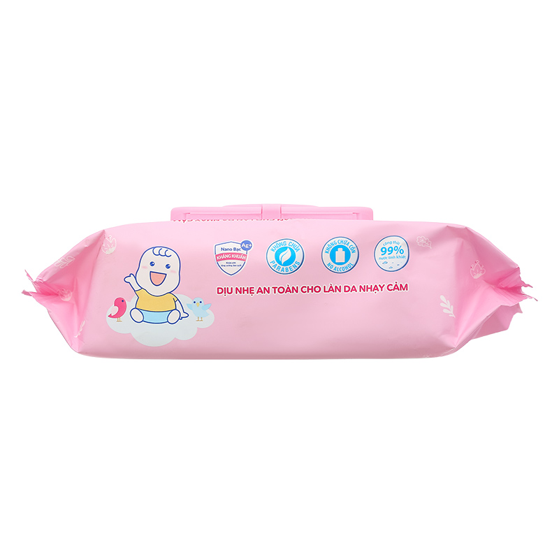 Combo 2 khăn ướt Bobby dịu nhẹ cho da nhạy cảm hương thơm nhẹ nhàng gói 100 miếng 5