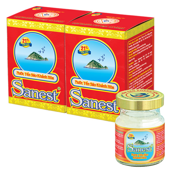 Combo 2 hũ nước yến sào Khánh Hoà Sanest 70 ml