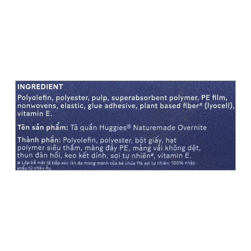Combo 2 tã quần Huggies Nature made Overnite size L 44 miếng/bịch (9 - 14 kg) 29