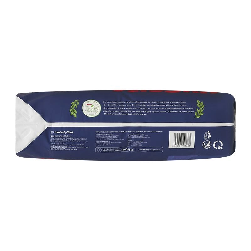 Combo 2 tã quần Huggies Nature made Overnite size L 44 miếng/bịch (9 - 14 kg) 21