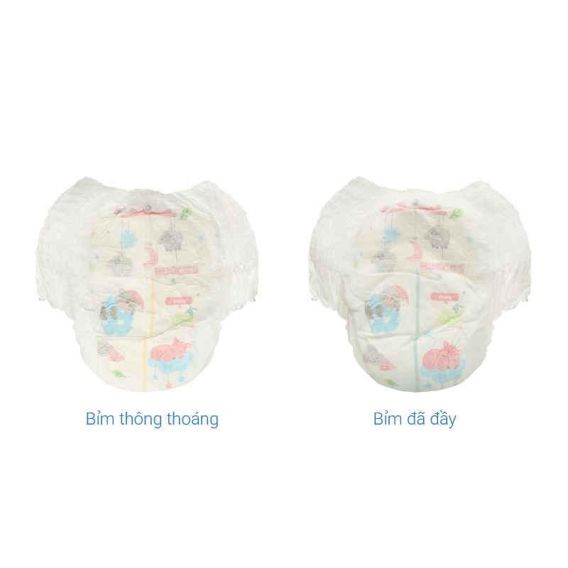 Combo 2 tã quần Huggies Nature made Overnite size M 58 miếng/bịch (6 - 11kg) 27