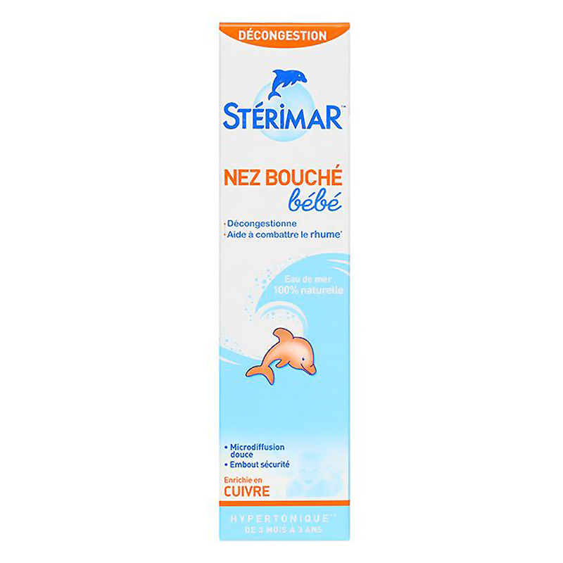 Dung dịch xịt mũi Sterimar Blocked Nose Baby hỗ trợ giảm viêm mũi cho bé chai 50 ml 2