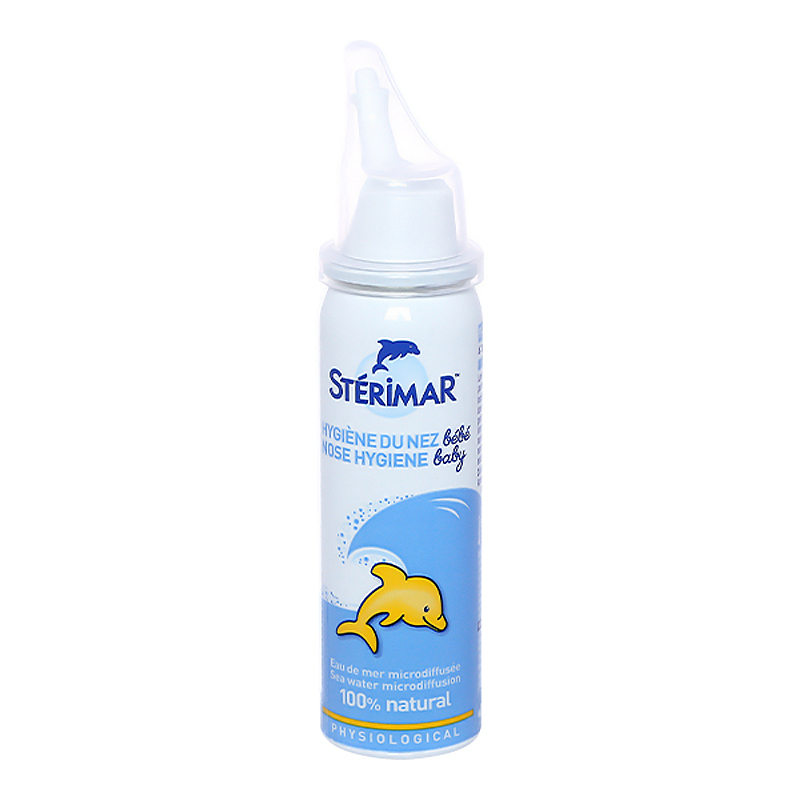 Dung dịch xịt mũi Sterimar Nose Hygiene Baby giảm nghẹt mũi cho bé chai 50 ml 6