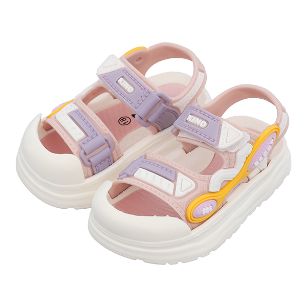Giày sandal cho bé Á Châu Avakids AC72 màu hồng - trắng - AVAKids.com