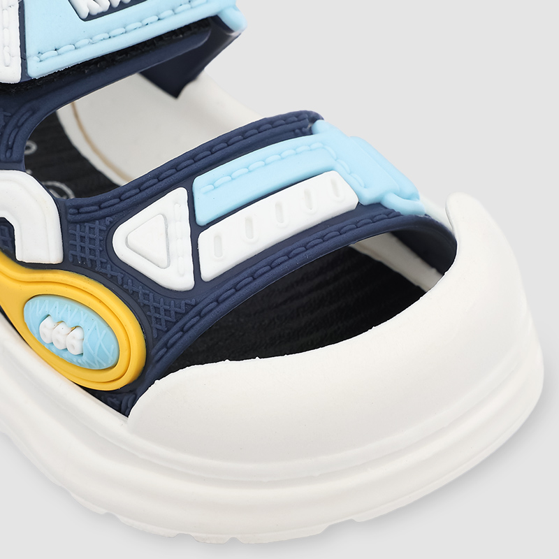 Giày sandal cho bé Á Châu Avakids AC72 màu xanh dương - trắng 5
