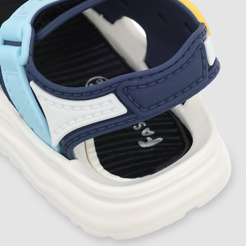 Giày sandal cho bé Á Châu Avakids AC72 màu xanh dương - trắng 6