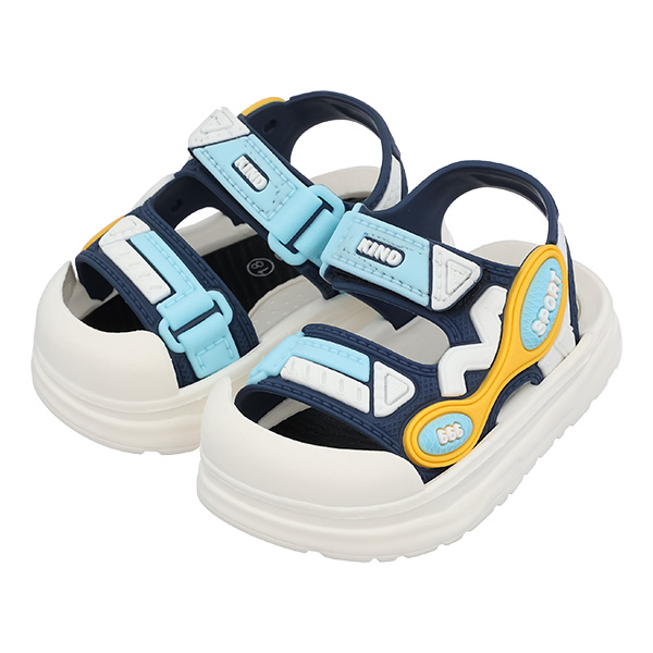 Giày sandal Á Châu Avakids AC72 màu xanh dương - trắng