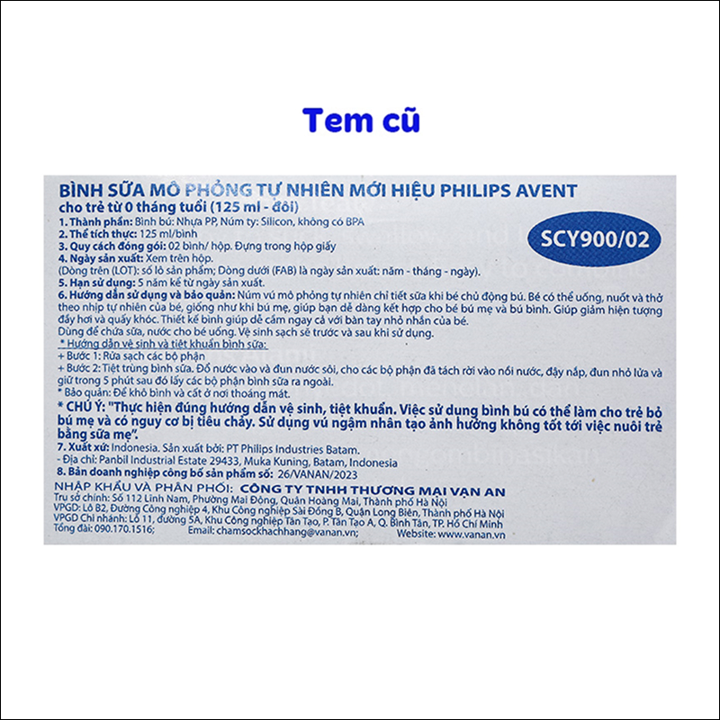 Combo 2 bình sữa nhựa PP Philips Avent SCY900/02 cổ rộng 125 ml (0 - 1 tháng) 14