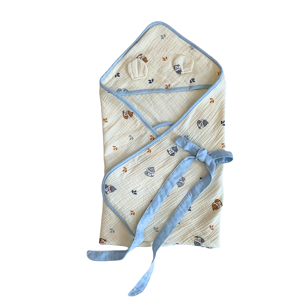 Khăn quấn cotton Bessla 70x70 cm - Động vật