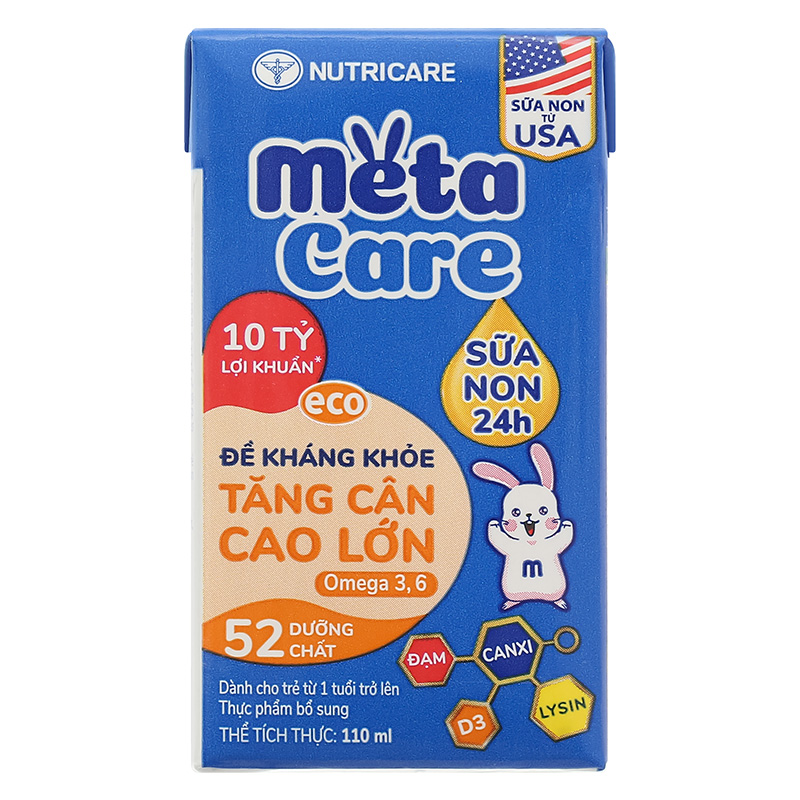Thùng 48 hộp sữa non pha sẵn MetaCare Eco 110 ml (từ 1 tuổi) 19