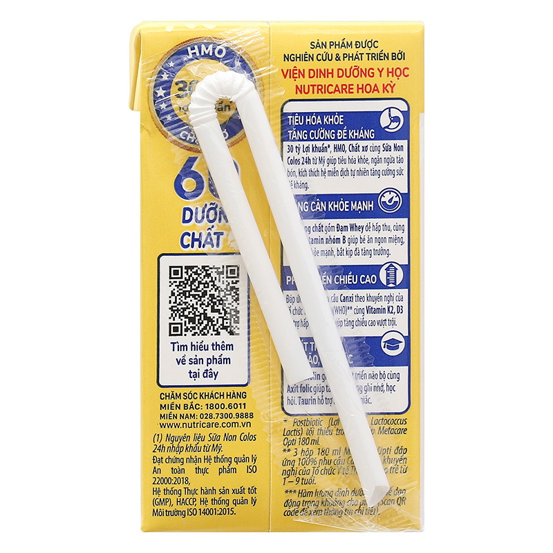 Thùng 48 hộp sữa pha sẵn MetaCare Opti 110 ml (từ 1 tuổi) 20