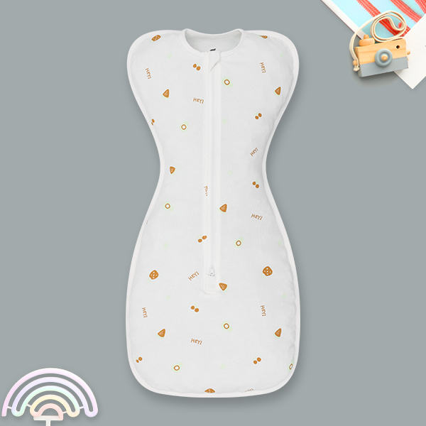 Nhộng chũn unisex Lullaby sợi tre trắng